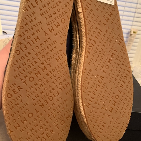 Tommy Hilfiger Navy Platform Espadrilles size 7.5 - Picture 6 of 6